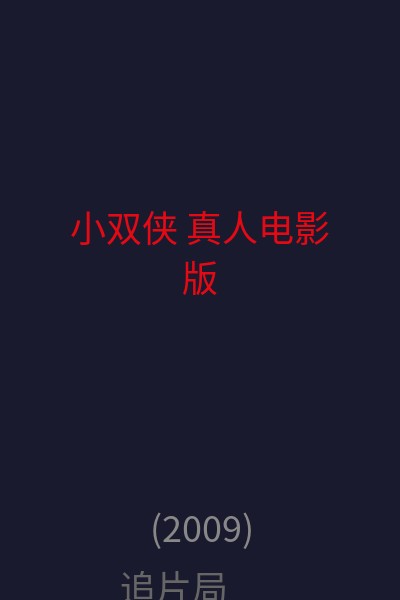 小双侠 真人电影版 海报