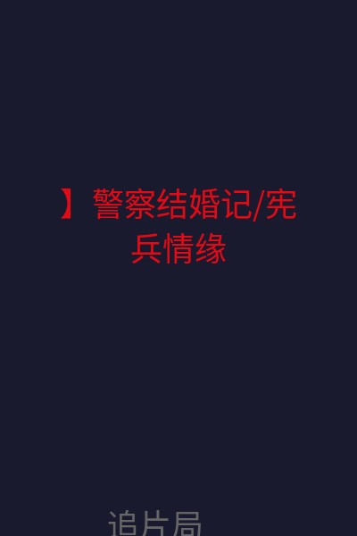 】警察结婚记/宪兵情缘 海报