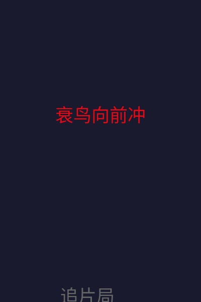 衰鸟向前冲 海报