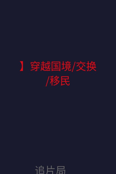 】穿越国境/交换/移民 海报