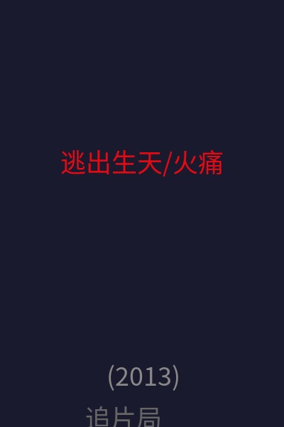 逃出生天/火痛 海报