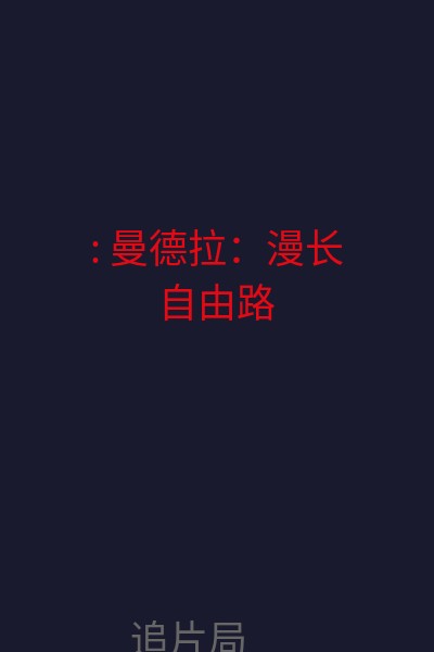 : 曼德拉：漫长自由路 海报