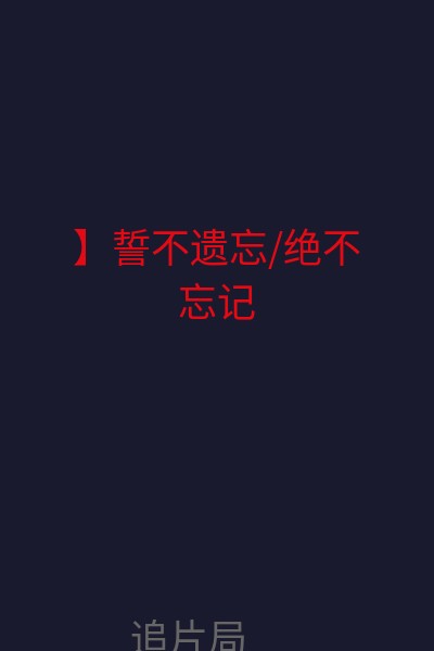 】誓不遗忘/绝不忘记 海报