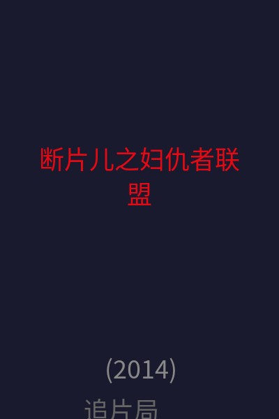 断片儿之妇仇者联盟 海报