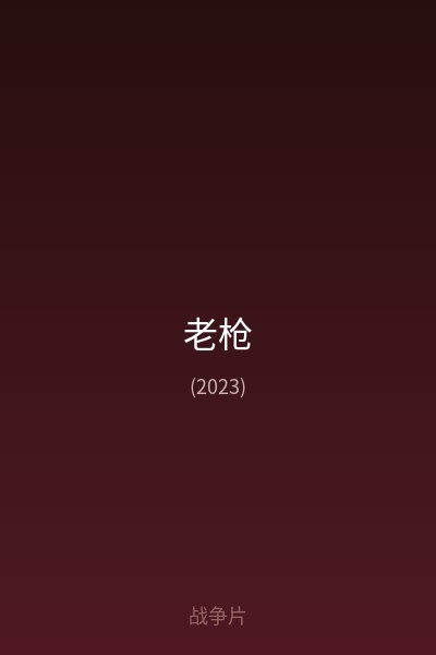 老枪 海报